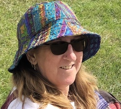 Julie Hodgson, Woughton Community Council's Parish Ranger, managing the Library of Things